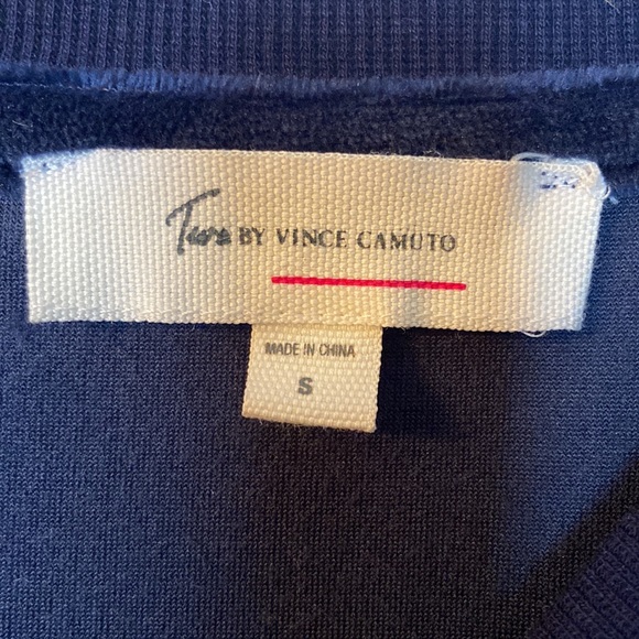 VINCE CAMUTO Velour Oversized Ruffle Sleeve Sweater - Picture 9 of 9